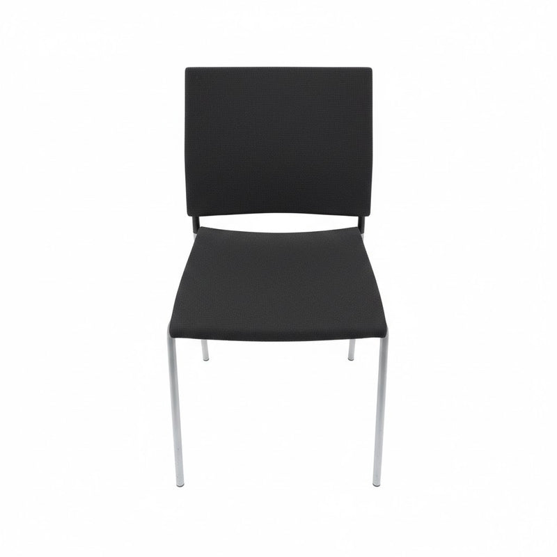 Svart tyg stol