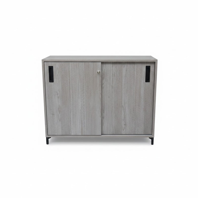 Skåp Choice med skjutdörrar i "greywood" BxHxD) 1000x800x40