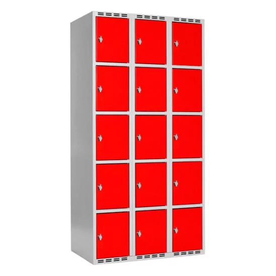 Boxskåp SMG 3 fack med 5 dörrar i höjd