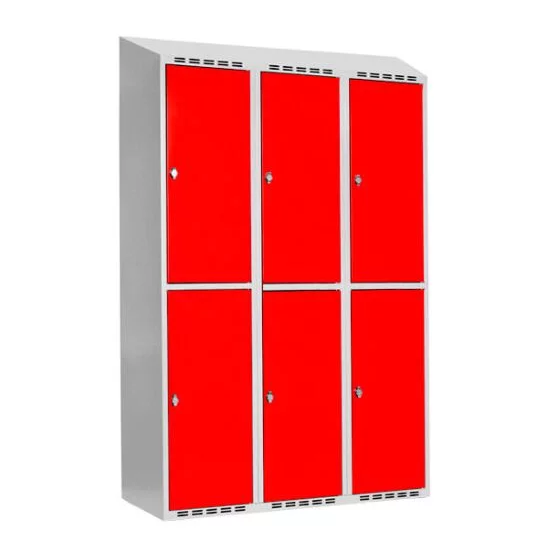 Klädskåp SMG 3 fack med 2 dörrar