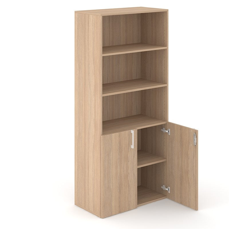 Bokhylla Choice m 1/2 dörrar H1780xB800xD420