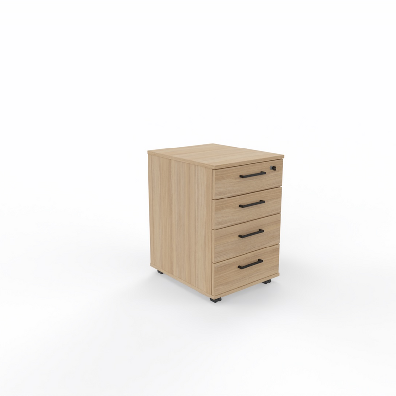 Rullhurts Optima 4-lådig, centrallås, H638xB415xD500