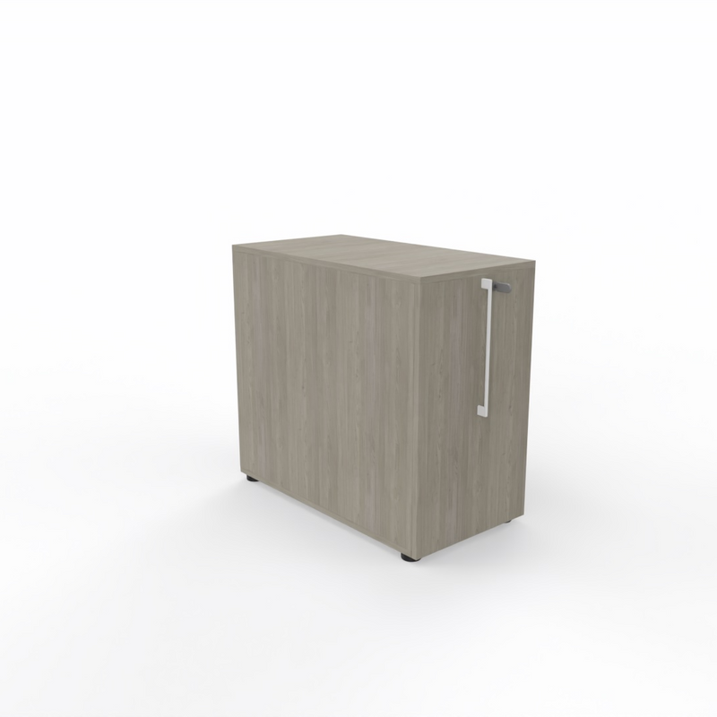 Skåp Boxi m utdragbar hyllsektion, låsbart, pennlåda H740xB800xD420