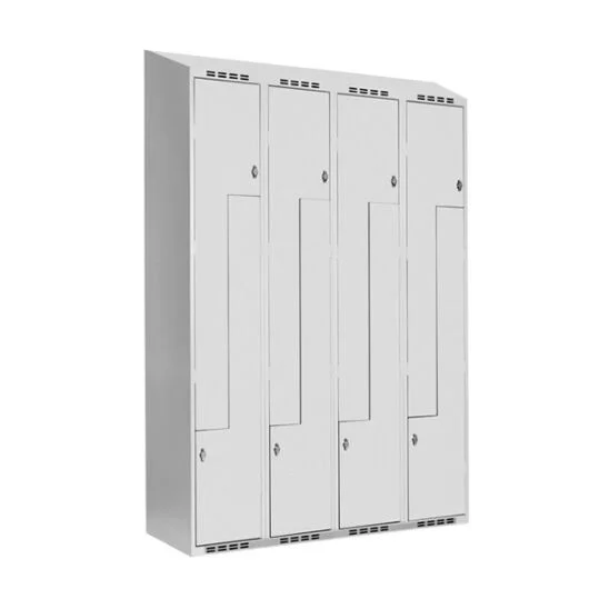 Klädskåp SMZ Z-skåp 4 fack i bredd