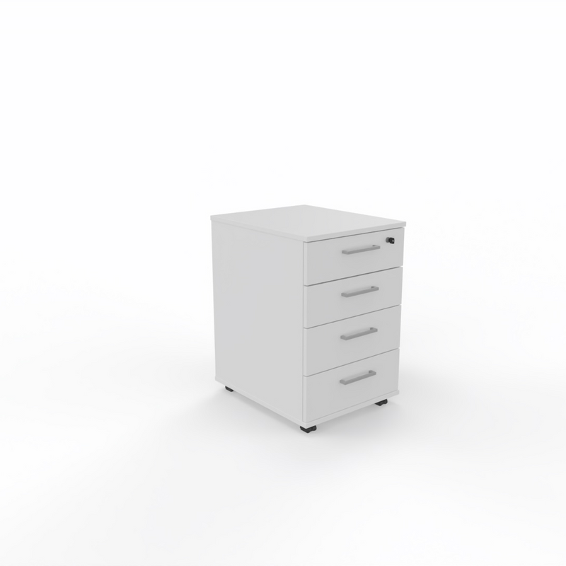 Rullhurts Optima 4-lådig, centrallås, H638xB415xD500