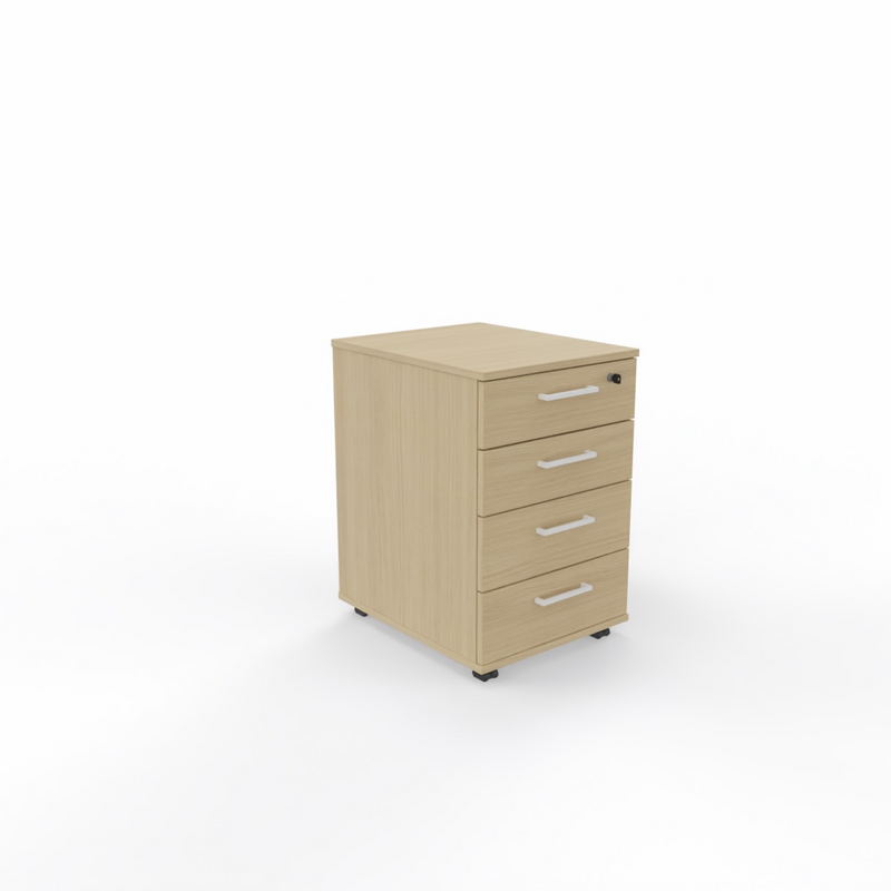 Rullhurts Optima 4-lådig, centrallås, H638xB415xD500