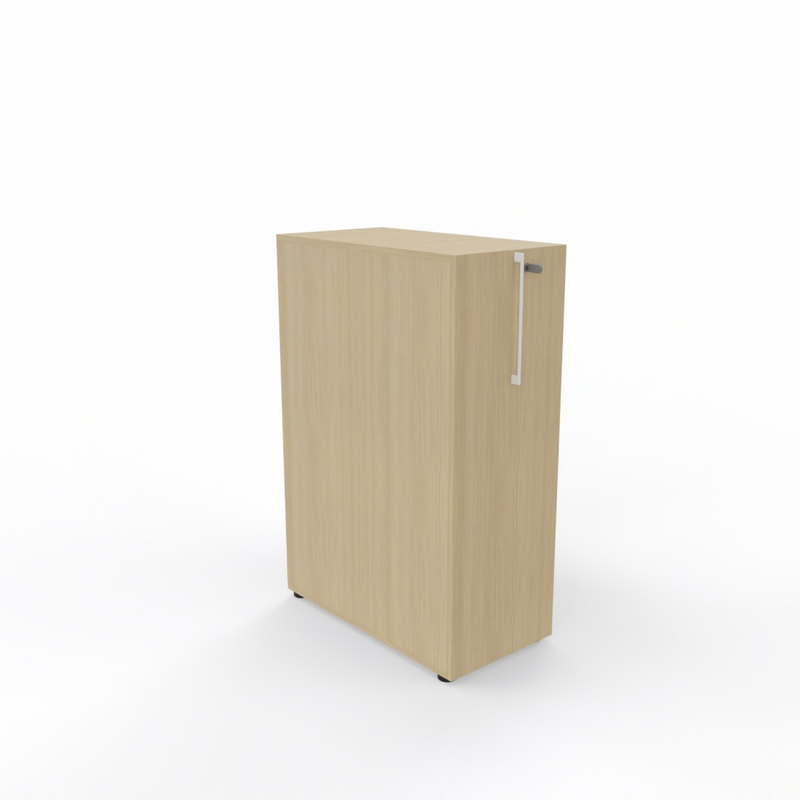 Skåp Boxi  m utdragbar hyllsektion, låsbart, pennlåda H1200xB800xD420