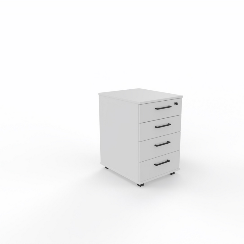 Rullhurts Optima 4-lådig, centrallås, H638xB415xD500