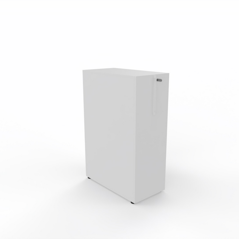 Skåp Boxi  m utdragbar hyllsektion, låsbart, pennlåda H1200xB800xD420