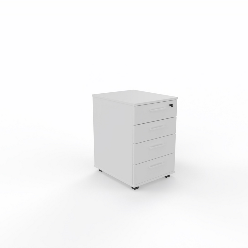 Rullhurts Optima 4-lådig, centrallås, H638xB415xD500